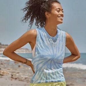 free people movement love tank tie dye ibiza skies